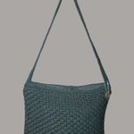 The Sak Black Crochet Shoulder Bag Zipper Closure Inner Pocket Photo 1