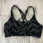 Lululemon  Energy Sports Bra 6 Black and Gray Photo 0