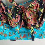 SNOW XUE GAO New York Floral Printed Milk Maid Top Blue Size 6 Photo 8