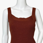Gap Shirt Womens XS Brown Knit Tank Sleeveless Sweater Shell Neutral Minimalist Photo 4