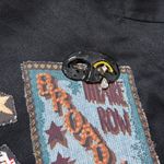 Jane Elissa Vintage Denim Jacket Black Jean Shacket New York City 1X Photo 3