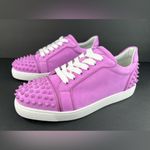 Christian Louboutin Vieira 2 Orlato Flat Bubble Gum Pink Women Sneakers EU 42 Photo 2