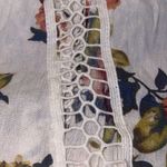 ✨ Indigo Thread Co.™ Printed Woven Long Sleeve Crochet Trimmed Y Photo 5