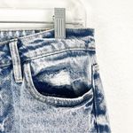 KANCAN Stone Washed Intentionally Ripped Distressed High Rise Mom Jeans Size 27 Blue Photo 12