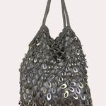 Unique Women's Silver Sequin Designed Shoulder Bag SKU 6149 Photo 1