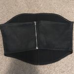 SheIn Leather Tube Top Photo 1