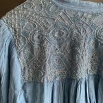 Free People  Canyon Rose Button Down Embroidered Tunic. Size Small. Photo 8