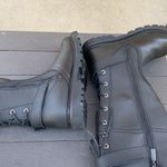 Milwaukee Black Leather Motorcycle Boots Size 8.5C Photo 5