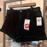 Hot Kiss  Size 15‎ Denim Cuffed Shorts NWT Photo 0