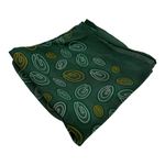 Vintage Green Bay Packers Scarf 25” x 25” Allover Logo Print – Silk Photo 0