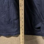 ZARA  Women's Navy Blue Short Sleeve T-Shirt Size Medium Red White Stripes Photo 4