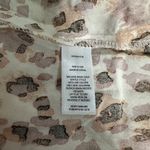 Lola Grace Pink Orange Leopard Print Button Down Smocked Flutter Sleeve Dress Photo 8