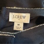 J. Crew Jeweled Bow Black Top/Blouse Medium Photo 5