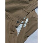 Ella Moss  Wide Leg Crop Pants Khaki Tan Size 12 Utility Casual Photo 6