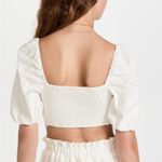 WAYF New linen crop tie top Photo 1