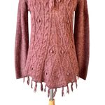 prAna  Shelby poncho fringed sweater Photo 2