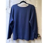 Old Navy women’s blue crewneck cheesy Christmas peace to y’all tree sweater XXL Photo 6