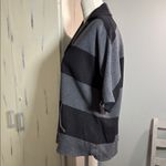 Coldwater Creek Gray and Black Short sleeve sweatshirt. Photo 2