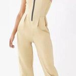 Urban Outfitters UO  Echo Twill Zip Front Jumpsuit Size S Photo 0