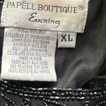 Papell Boutique  Evening Silk Beaded Top Blouse Women's XL‎ Extra Large Photo 1