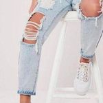 Missguided Ripped Mom Jeans Photo 2