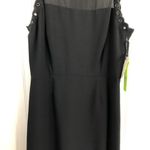 Sam Edelman Women’s Black Sheath Grommet Dress 10 Photo 7