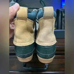 Lands' End  Women's Genuine Nubuck Leather & Rubber Duck Ankle Boots Shoes sz 7 Photo 5