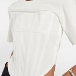 DION LEE Corset Cotton Jersey T Photo 0