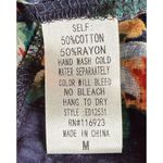 easel  Los Angeles Women's Floral Tiered Dress M Multicolor Summer Short Photo 7