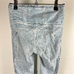 Lululemon Fast and Free Tight 25" Nulux City Grit White Blue Fog Size 4 EUC Photo 3