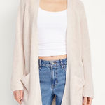 Old Navy Longline Open Front Knit Cardigan Sweater Size M Photo 0