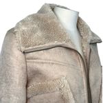 MOTHER Sherpa Jacket The Roamer Size XS Tan Photo 10