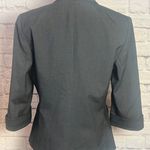 Antonio Melani Charcoal Gray ¾ Sleeve Tailored Women's Blazer Photo 2
