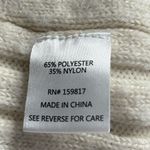 Altar'd State  Off White Oversized Fuzzy Turtleneck Ribbed Sweater Size Medium Photo 8