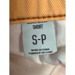 Urban Outfitters BDG Women's Orange Frayed Raw Hem Straight Leg Cargo Shorts S Photo 5