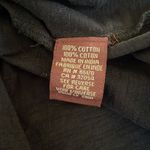 Anthropologie Ranna Gill Hibiscus Embroidered Black Top Boho Indie Casual XS Photo 6