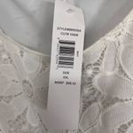 TIANA B. Ivory Lace Sleeveless MIDI Dress Wedding Prom Women’s XXL NWT Size 2X Photo 9