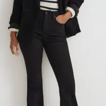 Madewell  Curvy Skinny Flare Jeans in Black Frost Wash Photo 0