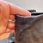 Rag and Bone  Newbury Black Leather Stacked Heel Bootie Zip Back‎ Classic Chic 37.5 Photo 3