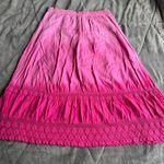 vintage y2k Bobbie Brooks pink ombré tiered cotton skirt size medium Photo 1