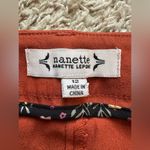 Nanette Lepore Nanette Laporte Women’s Ankle Pants Picante Rusty Red Color Size 12 Stretch Photo 3