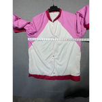 Women's Barbie Jacket Large White Pink Photo 2