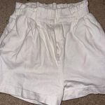 H&M High Waisted Tailored White Shorts Photo 0