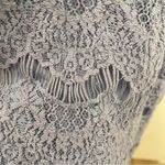 Free People  Elegant Lace Sleeveless Dress in Lavender Photo 7