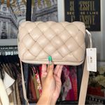 JW Pei  Maze Bag in Almond Quilted Vegan Leather Crossbody Photo 4