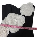 HELSI $550 Black 3D applique Gisele Strapless Formal Gown XS Photo 1