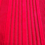 NEW Dark Red Soft Brushed Ribbed Textured Loose Fit Long Sleeve Top Size Small Photo 3