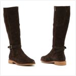 Clarks New Clarkdale Clad Suede Riding Boot Dark B Photo 1