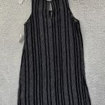 Old Navy NWT  Sleeveless Linen‎ Blend Shift Dress Black White Women's XS Photo 2