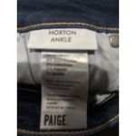 Paige  High Rise Hoxton Ankle Jeans Dark‎ Wash Denim Comfort Stretch Size 30 Photo 5